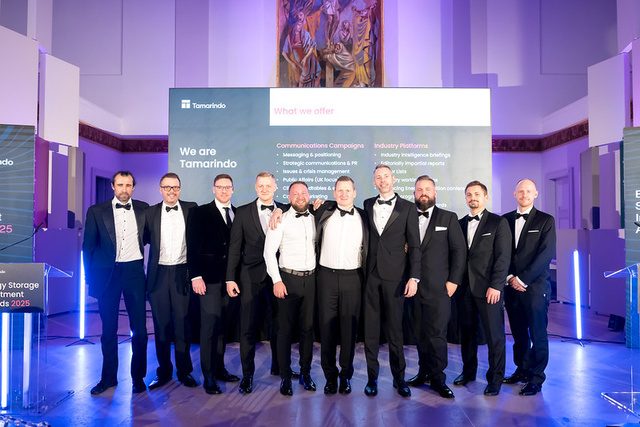 The Emaldo team at the awards in London